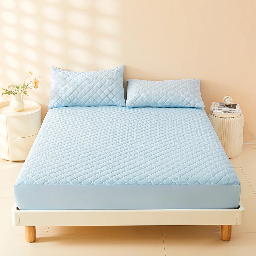 Transform Your Sleep with Our 3D Air Fabric Waterproof Mattress Protector - Soft, Breathable, and Luxuriously Comfortable!