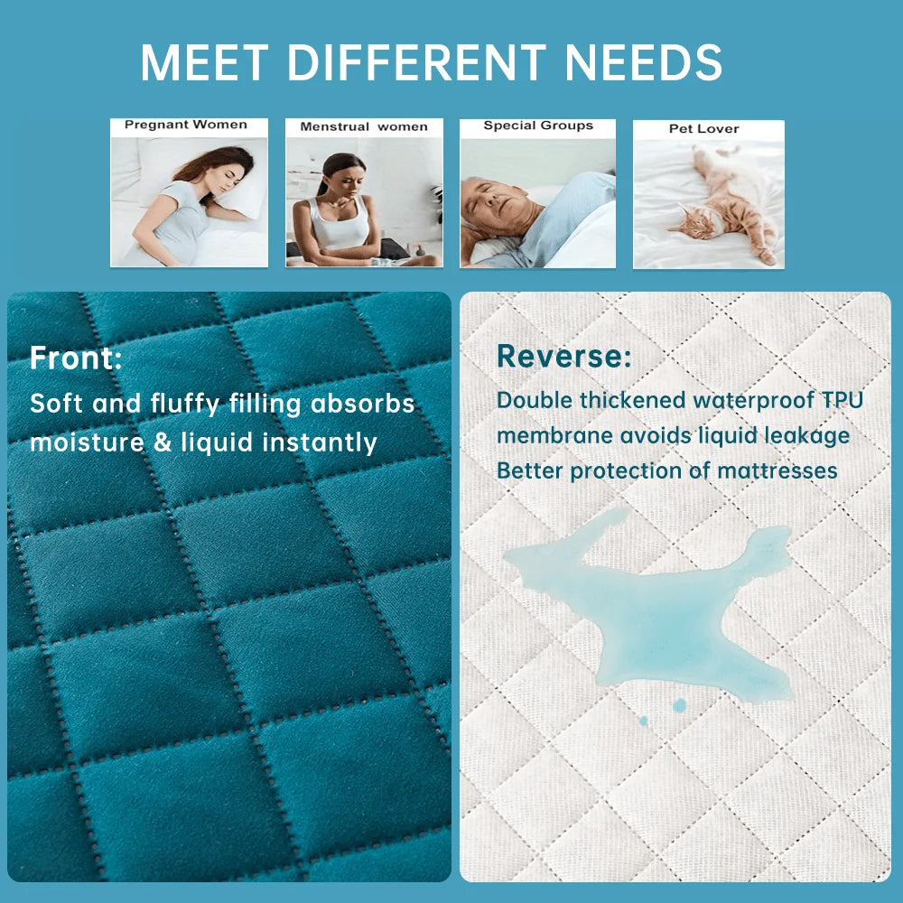 Transform Your Sleep with Our 3D Air Fabric Waterproof Mattress Protector - Soft, Breathable, and Luxuriously Comfortable!